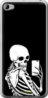Силиконовый чехол Скелет делает Selfie для Lenovo S90 - 6535u-115 изображение 