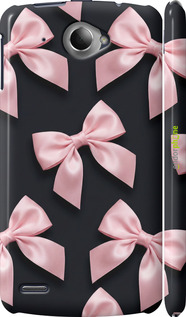 3D пластиковий глянцевий чехол Coquette Ribbons Dark Coquette для Lenovo S920 - 6767c-53 изображение 