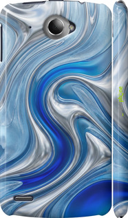 3D пластиковий глянцевий чехол Liquid Chrome для Lenovo S920 - 6781c-53 изображение 