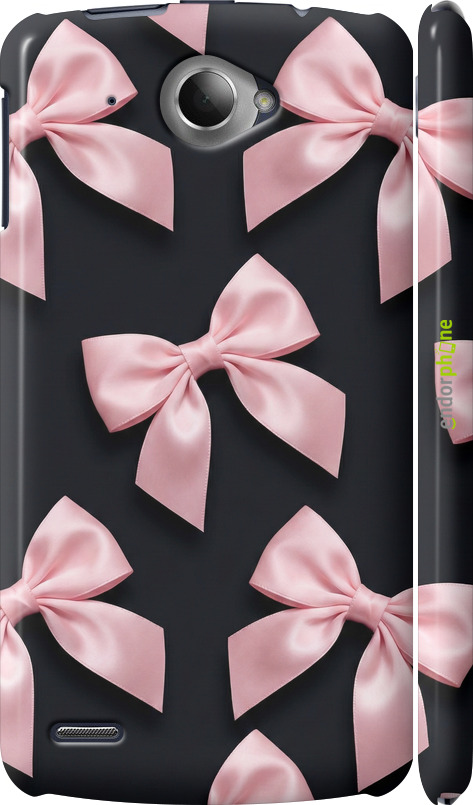 3D пластиковий глянцевий чехол Coquette Ribbons Dark Coquette для Lenovo S920 - 6767c-53 изображение 