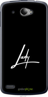 Силиконовый чехол Lady 2 для Lenovo S920 - 4867u-53 изображение 