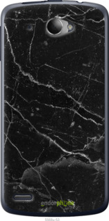Силиконовый чехол Черный мрамор v2 для Lenovo S920 - 5568u-53 изображение 