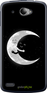 Силіконовий чехол Місячні обійми для Lenovo S920 - 6508u-53 изображение 