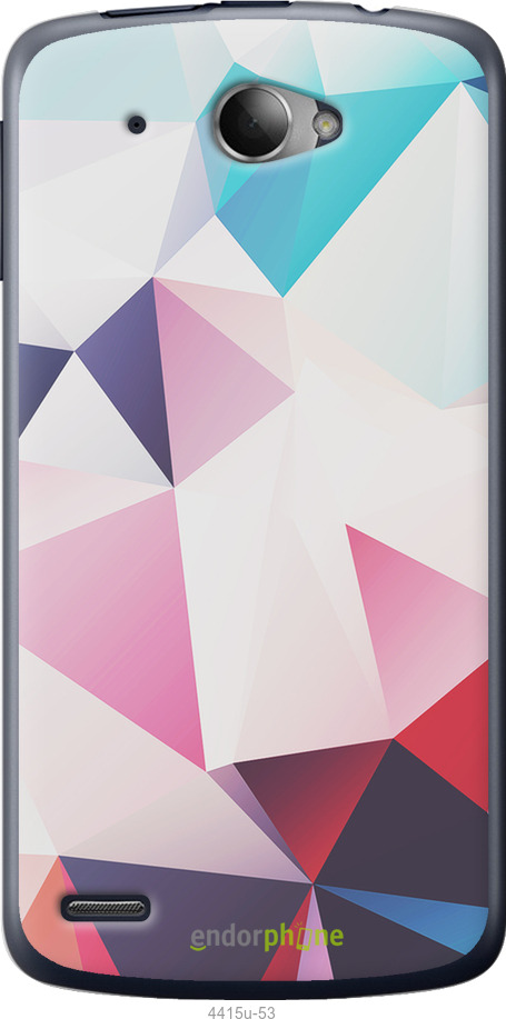 Силиконовый чехол Геометрия 3 для Lenovo S920 - 4415u-53 изображение 
