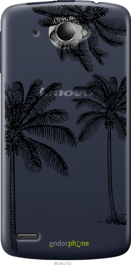 Силіконовий чехол Пальми1 для Lenovo S920 - 4634u-53 изображение 