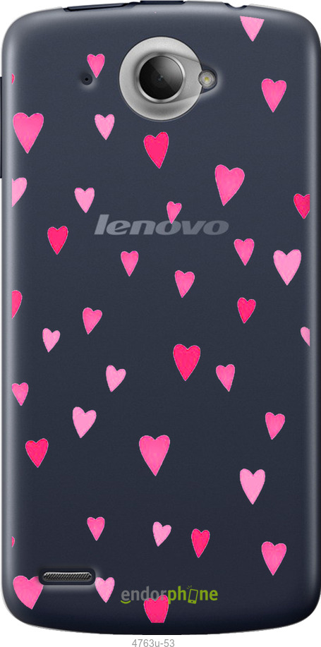 Силіконовий чехол Сердечка 2 для Lenovo S920 - 4763u-53 изображение 