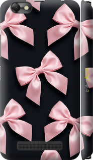 3D пластиковый матовый чехол Coquette Ribbons Dark Coquette для Lenovo Vibe C A2020 - 6767m-283 изображение 