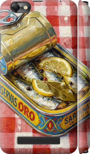 3D пластиковый матовый чехол Vintage Sardine Tin Phone для Lenovo Vibe C A2020 - 6772m-283 изображение 