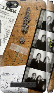 3D пластиковый матовый чехол Aesthetic Scrapbook Collage для Lenovo Vibe C A2020 - 6773m-283 изображение 