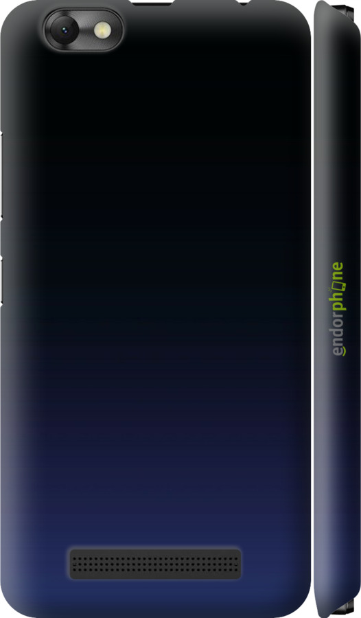 3D пластиковый матовый чехол Градиент в тёмно - синем стиле для Lenovo Vibe C A2020 - 6542m-283 изображение 