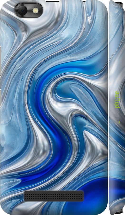 3D пластиковый матовый чехол Liquid Chrome для Lenovo Vibe C A2020 - 6781m-283 изображение 