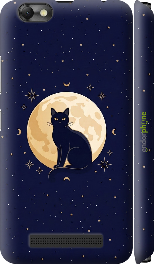 3D пластиковый матовый чехол Cute Cat Celestial/Witchy для Lenovo Vibe C A2020 - 6787m-283 изображение 