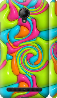 3D пластиковый матовый чехол Y2K Jelly Dream для Lenovo Vibe C2 - 6780m-397 изображение 