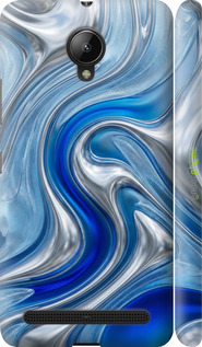 3D пластиковий матовий чехол Liquid Chrome для Lenovo Vibe C2 - 6781m-397 изображение 