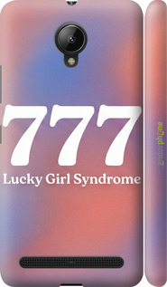 3D пластиковый матовый чехол 'Aesthetic Aura Gradient 777 Lucky Energy' для Lenovo Vibe C2 изображение 3