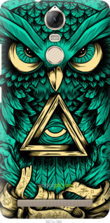 Силиконовый чехол Сова Арт-тату для Lenovo Vibe K5 Note Pro - 3971u-394 изображение 