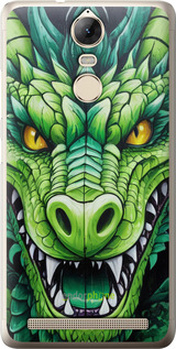 Силіконовий чехол Зелений дракон для Lenovo Vibe K5 Note Pro - 5816u-394 изображение 