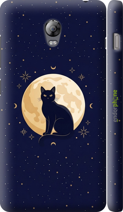 3D пластиковый глянцевый чехол Cute Cat Celestial/Witchy для Lenovo Vibe P1 - 6787c-152 изображение 