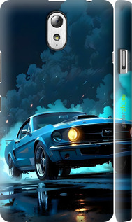 3D пластиковый матовый чехол Форд мустанг для Lenovo Vibe P1m - 6374m-154 изображение 