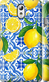 3D пластиковий матовий чехол Grocery Girl Italian Summer для Lenovo Vibe P1m - 6766m-154 изображение 