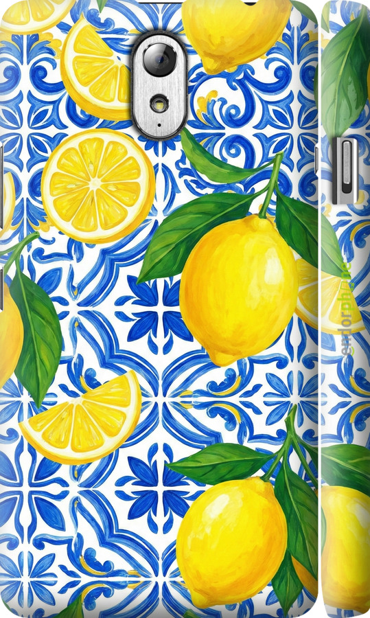 3D пластиковий матовий чехол Grocery Girl Italian Summer для Lenovo Vibe P1m - 6766m-154 изображение 