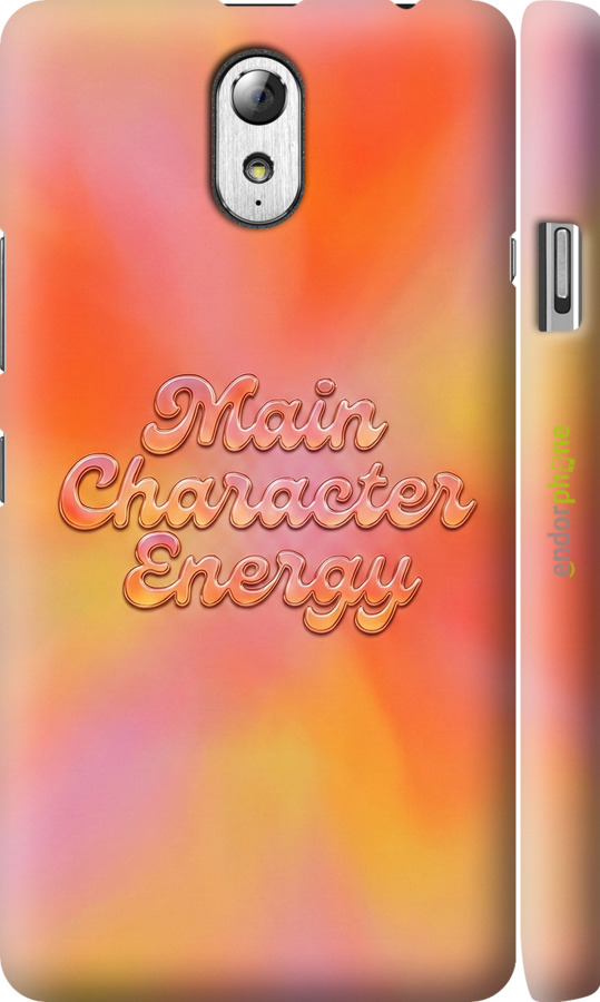 3D пластиковый матовый чехол Aura Gradient Main Character Energy Aesthetic Y2K для Lenovo Vibe P1m - 6783m-154 изображение 