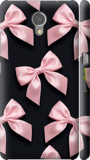 3D пластиковый матовый чехол Coquette Ribbons Dark Coquette для Lenovo Vibe P2 - 6767m-792 изображение 