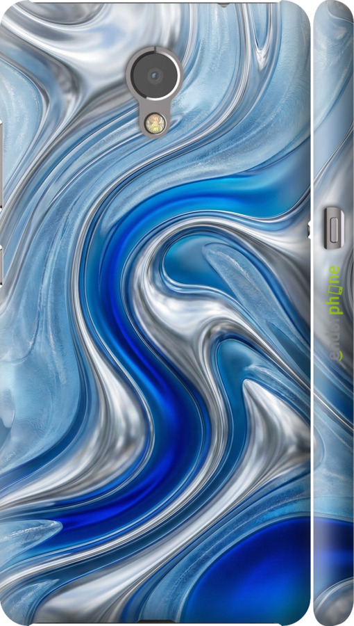 3D пластиковый матовый чехол Liquid Chrome для Lenovo Vibe P2 - 6781m-792 изображение 