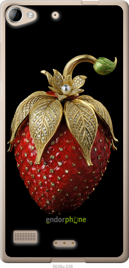 Силіконовий чехол Полуниця v3 для Lenovo Vibe X2 - 5638u-238 изображение 