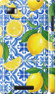 3D пластиковий матовий чехол Grocery Girl Italian Summer для Lenovo Vibe Z K910 - 6766m-85 изображение 