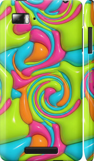 3D пластиковый матовый чехол 'Y2K Jelly Dream' для Lenovo Vibe Z K910 изображение 3