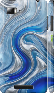 3D пластиковый матовый чехол Liquid Chrome для Lenovo Vibe Z K910 - 6781m-85 изображение 