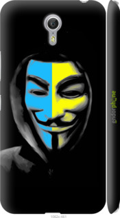 3D пластиковый глянцевый чехол Украинский анонимус для Lenovo ZUK Z1 - 1062c-461 изображение 