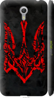 3D пластиковый глянцевый чехол Герб Украины v4 для Lenovo ZUK Z1 - 5319c-461 изображение 