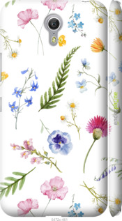3D пластиковый глянцевый чехол Цветочный фон v2 для Lenovo ZUK Z1 - 5472c-461 изображение 