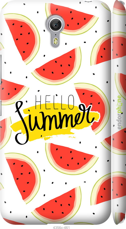 3D пластиковий глянцевий чехол Hello Summer для Lenovo ZUK Z1 - 4356c-461 изображение 