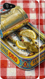 3D пластиковый матовый чехол 'Vintage Sardine Tin Phone' для Lenovo ZUK Z2 изображение 4