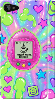 3D пластиковий матовий чехол Y2K Aesthetic Retro Pet: Годуй мене кавою для Lenovo ZUK Z2 - 6784m-827 изображение 