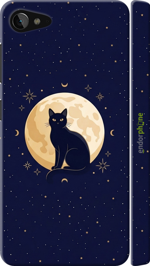 3D пластиковый матовый чехол Cute Cat Celestial/Witchy для Lenovo ZUK Z2 - 6787m-827 изображение 