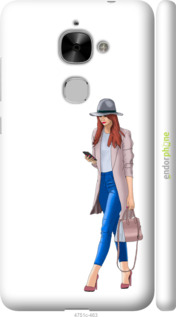 3D пластиковий глянцевий чехол Дівчинка 1 для LeTV LeEco Le 2 X620 - 4751c-463 изображение 