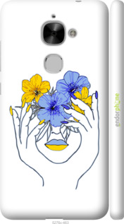 3D пластиковый глянцевый чехол Девушка v4 для LeTV LeEco Le 2 X620 - 5276c-463 изображение 