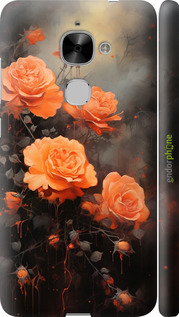 3D пластиковый глянцевый чехол Оранжевые розы для LeTV LeEco Le 2 X620 - 5944c-463 изображение 