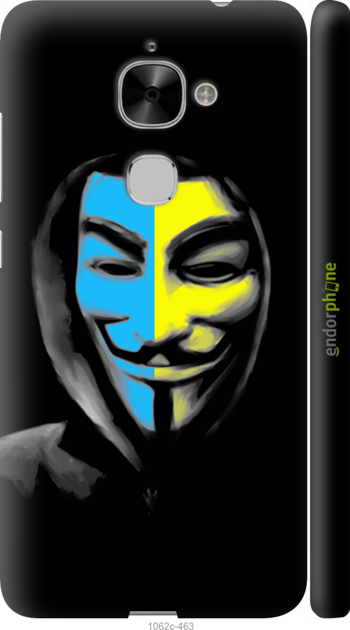 3D пластиковый глянцевый чехол Украинский анонимус для LeTV LeEco Le 2 X620 - 1062c-463 изображение 