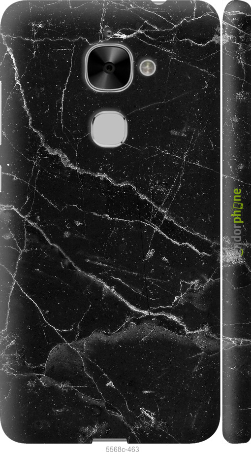 3D пластиковий глянцевий чехол Чорний мармур v2 для LeTV LeEco Le 2 X620 - 5568c-463 изображение 