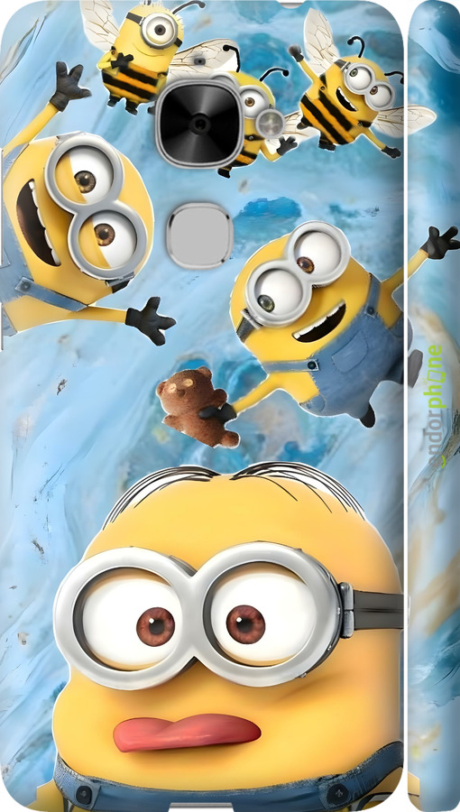 3D пластиковий глянцевий чехол Миньоны для LeTV LeEco Le 2 X620 - 6386c-463 изображение 