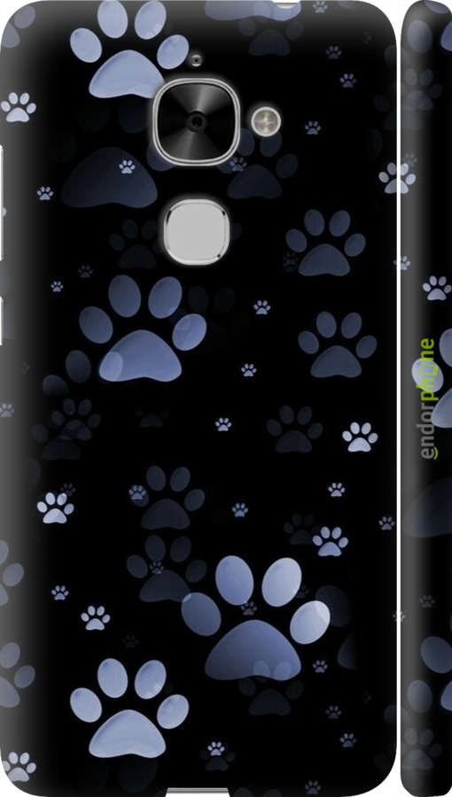 3D пластиковий глянцевий чехол З синіми відбитками лап для LeTV LeEco Le 2 X620 - 6441c-463 изображение 