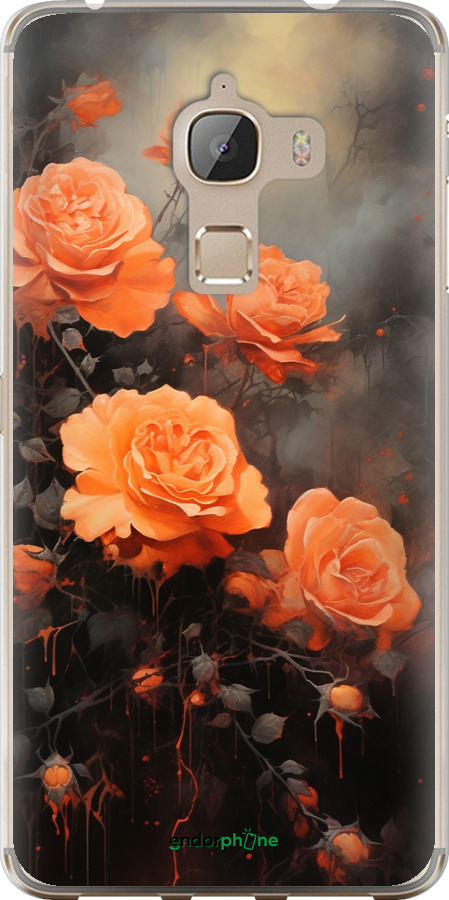 Силіконовий чехол Оранжеві троянди для LeTV Max X900 - 5944u-381 изображение 