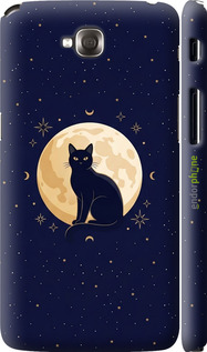 3D пластиковий матовий чехол Cute Cat Celestial/Witchy для LG G Pro Lite Dual D686 - 6787m-440 изображение 