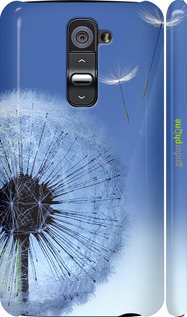 3D пластиковий глянцевий чехол Кульбабка для LG G2 - 6005c-37 изображение 
