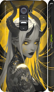 3D пластиковый глянцевый чехол Аниме демон 2 для LG G2 - 6309c-37 изображение 